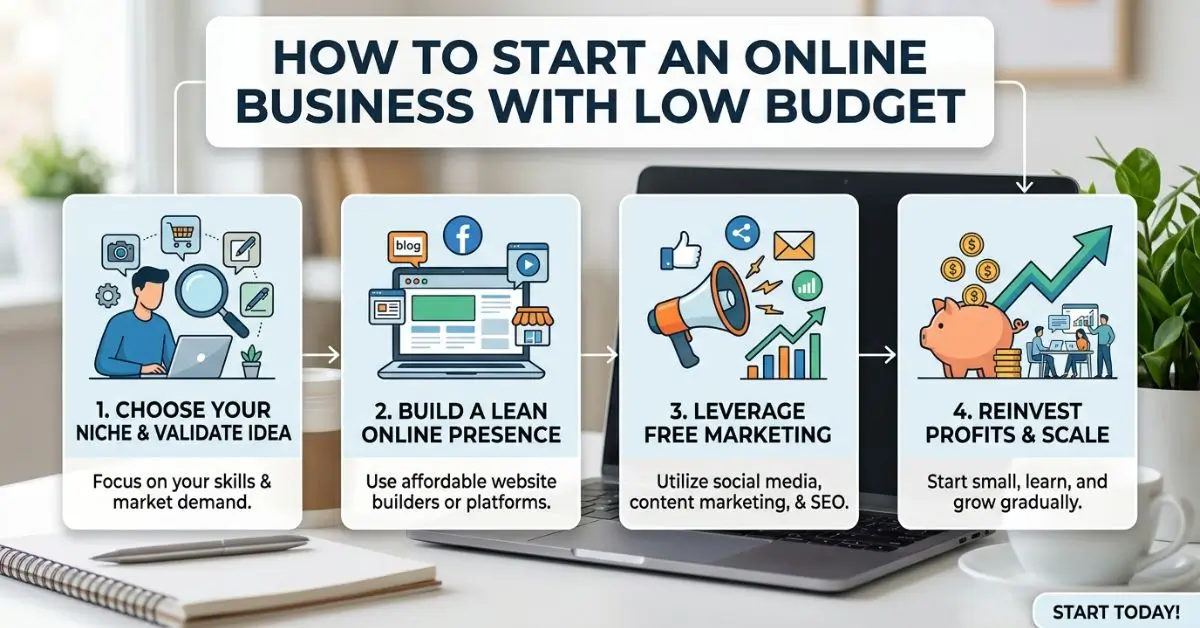 How to Start Online Business With Low Budget